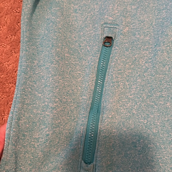 EUC teal North Force zip-up - Picture 6 of 8